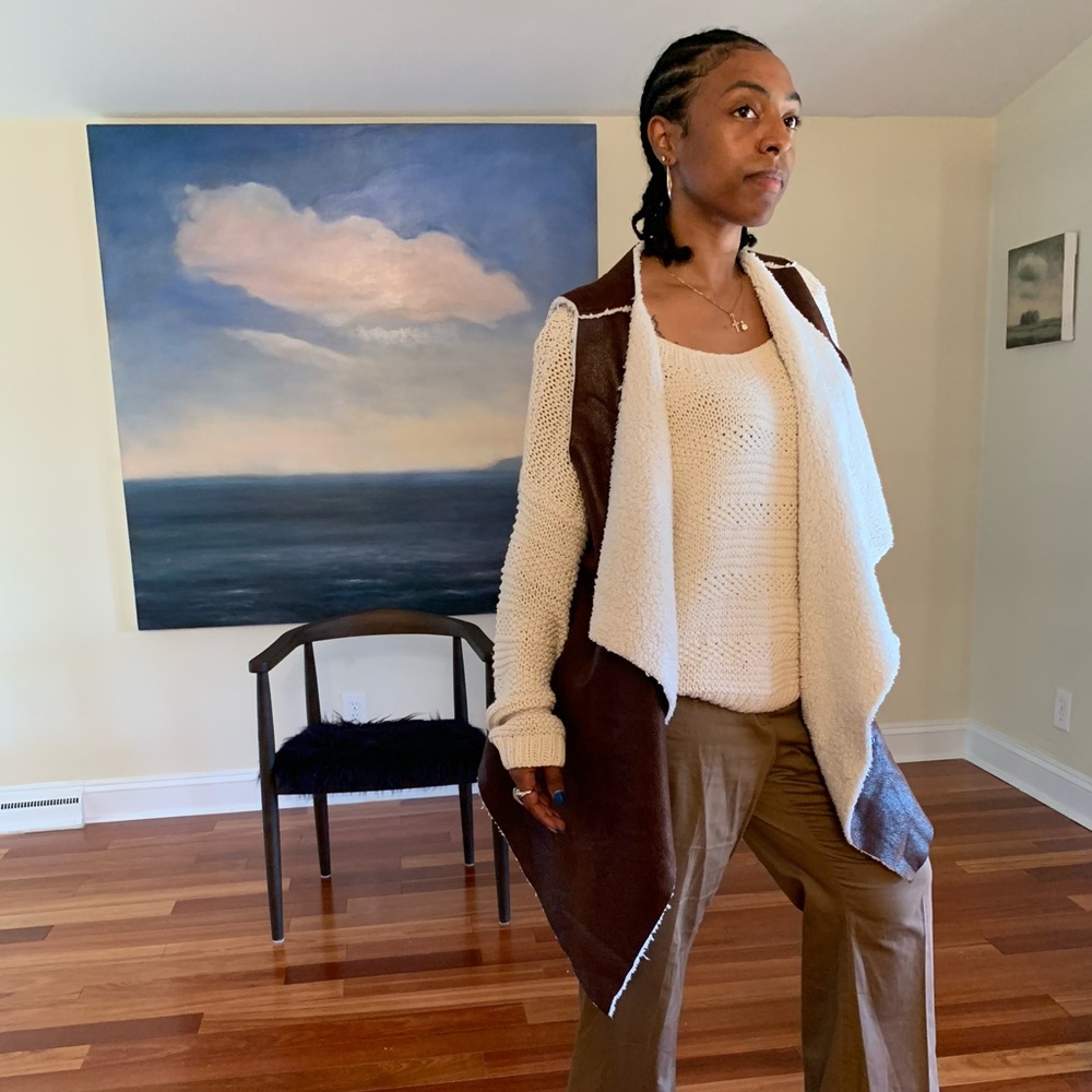 Sale Off the shoulder Vince sweater